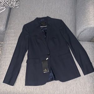 NWT Massimo Dutti Women’s Blazer Size 8, Navy Dotted